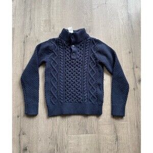 Gap Kids Cable Knit Sweater Boys Size L 10 Blue